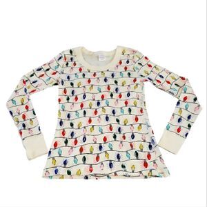 LN HANNA ANDERSSON "BRIGHT BULBS" LONG JOHN TOP SZ.XS